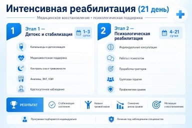 Реабилитация за 21 день в Нижнем Тагиле